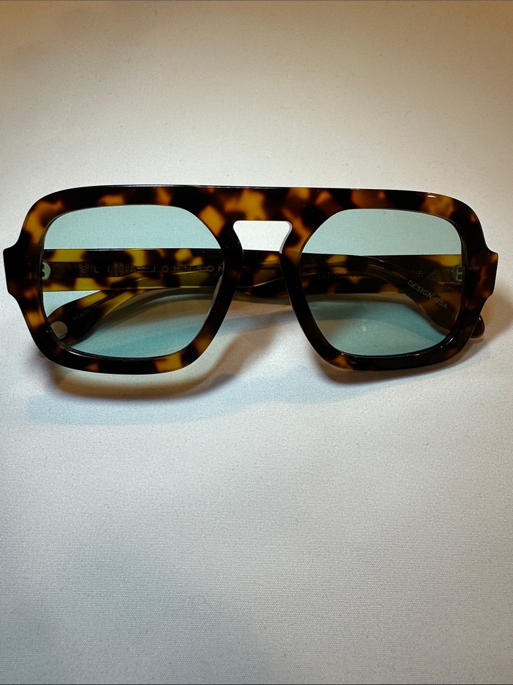 Elisa Johnson Jane Sunglasses tortoise shell